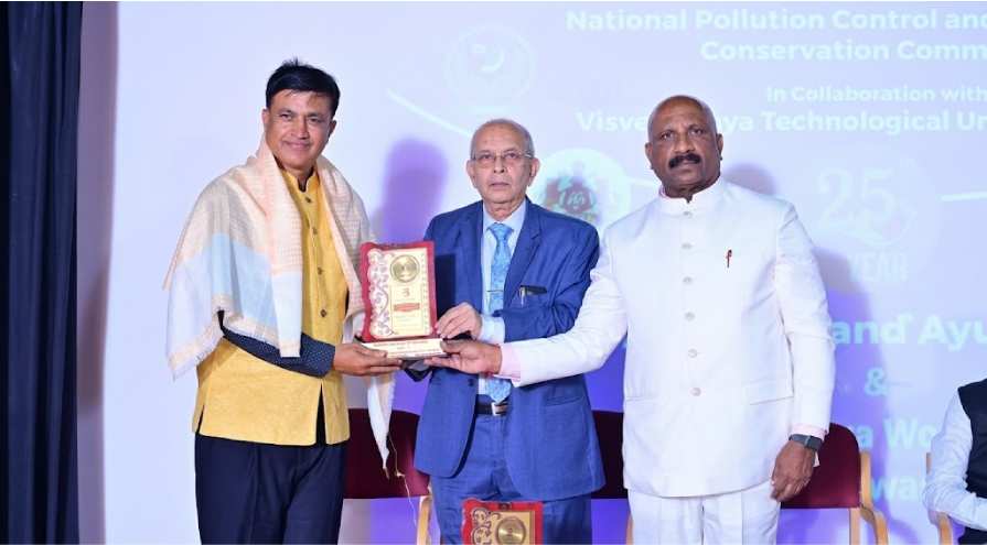 Pradeep Khanal Honoured with NPCECC Sir M. Visvesvaraya World Ozone International Envi Fest Award–2026 in Bengaluru